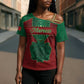 Personalized Morocco Cross Shoulder Shirt Royal Lion Islam Patterns - African Pride