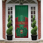 Personalized Morocco Door Cover Royal Lion Islam Patterns - African Pride
