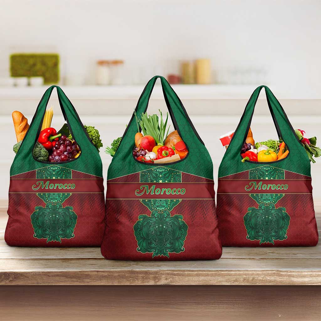 Morocco Grocery Bag Royal Lion Islam Patterns - African Pride