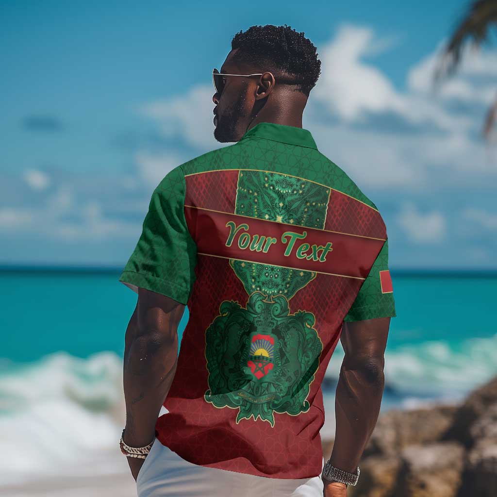 Personalized Morocco Hawaiian Shirt Royal Lion Islam Patterns - African Pride