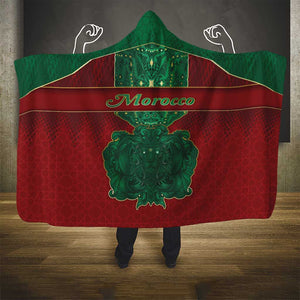 Morocco Hooded Blanket Royal Lion Islam Patterns - African Pride