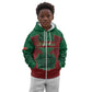 Personalized Morocco Kid Hoodie Royal Lion Islam Patterns - African Pride