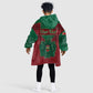 Personalized Morocco Kid Wearable Blanket Hoodie Royal Lion Islam Patterns - African Pride