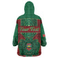 Personalized Morocco Kid Wearable Blanket Hoodie Royal Lion Islam Patterns - African Pride