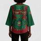 Personalized Morocco Kimono Sleeve Blouse Royal Lion Islam Patterns - African Pride
