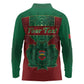 Personalized Morocco Long Sleeve Polo Shirt Royal Lion Islam Patterns - African Pride
