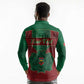 Personalized Morocco Long Sleeve Polo Shirt Royal Lion Islam Patterns - African Pride