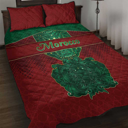 Morocco Quilt Bed Set Royal Lion Islam Patterns - African Pride