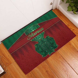 Morocco Rubber Doormat Royal Lion Islam Patterns - African Pride