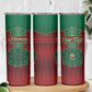 Personalized Morocco Skinny Tumbler Royal Lion Islam Patterns - African Pride