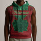 Personalized Morocco Sleeveless Hoodie Royal Lion Islam Patterns - African Pride
