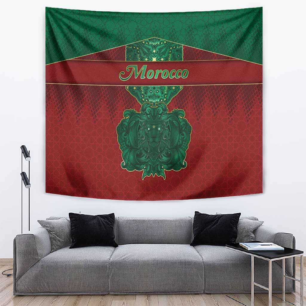 Morocco Tapestry Royal Lion Islam Patterns - African Pride