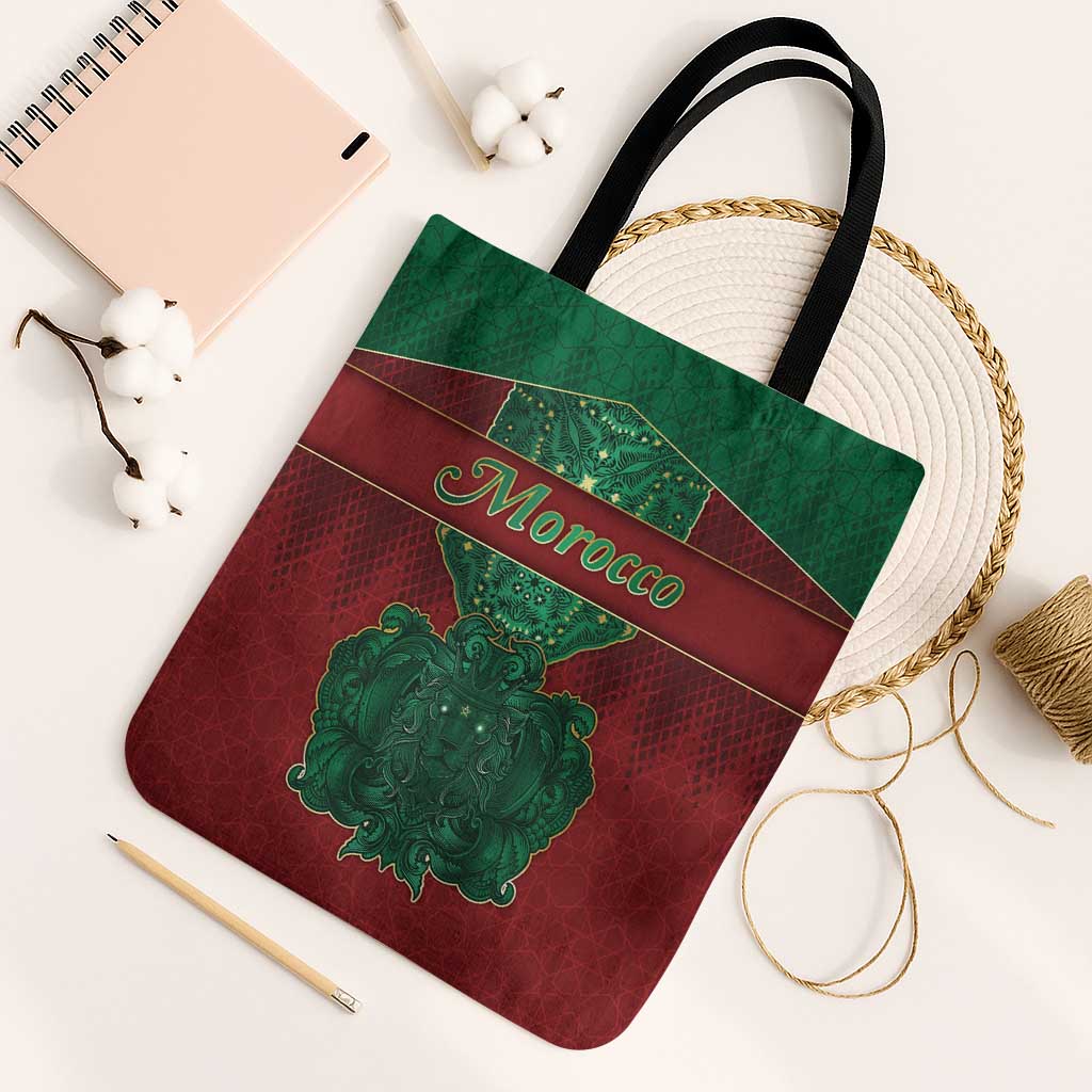 Morocco Tote Bag Royal Lion Islam Patterns - African Pride