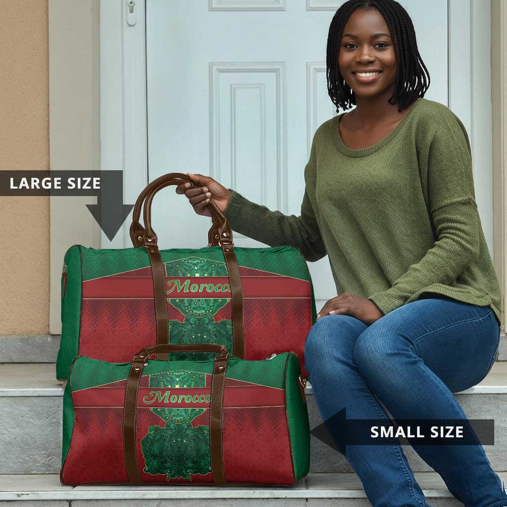 Morocco Travel Bag Royal Lion Islam Patterns - African Pride