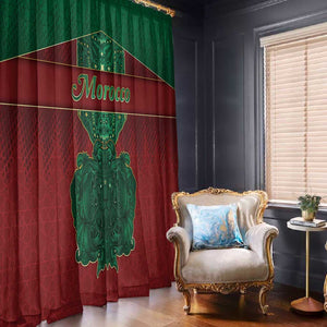 Morocco Window Curtain Royal Lion Islam Patterns - African Pride