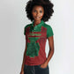 Personalized Morocco Women Polo Shirt Royal Lion Islam Patterns - African Pride