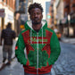 Personalized Morocco Zip Hoodie Royal Lion Islam Patterns - African Pride