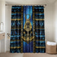 Egyptian Goddess Hathor Bathroom Set Galaxy Ancient Mythology Sun Disk Cow Horn