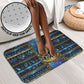 Egyptian Goddess Hathor Bathroom Set Galaxy Ancient Mythology Sun Disk Cow Horn
