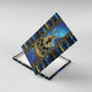 Egyptian Goddess Hathor Canvas Wall Art Galaxy Ancient Mythology Sun Disk Cow Horn