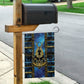 Egyptian Goddess Hathor Garden Flag Galaxy Ancient Mythology Sun Disk Cow Horn