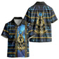 Egyptian Goddess Hathor Kid Hawaiian Shirt Galaxy Ancient Mythology Sun Disk Cow Horn DT05