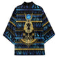 Egyptian Goddess Hathor Kimono Galaxy Ancient Mythology Sun Disk Cow Horn