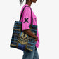 Egyptian Goddess Hathor Tote Bag Galaxy Ancient Mythology Sun Disk Cow Horn