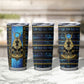 Egyptian Goddess Hathor Tumbler Cup Galaxy Ancient Mythology Sun Disk Cow Horn