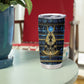 Egyptian Goddess Hathor Tumbler Cup Galaxy Ancient Mythology Sun Disk Cow Horn