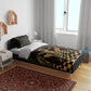 Egyptian Goddess Bastet Bedding Set Ancient Mythology Sacred Black Cat