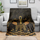 Egyptian Goddess Bastet Blanket Ancient Mythology Sacred Black Cat