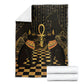 Egyptian Goddess Bastet Blanket Ancient Mythology Sacred Black Cat