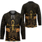 Egyptian Goddess Bastet Hockey Jersey Ancient Mythology Sacred Black Cat