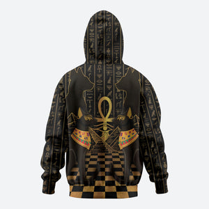 Egyptian Goddess Bastet Hoodie Ancient Mythology Sacred Black Cat