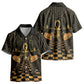 Egyptian Goddess Bastet Kid Hawaiian Shirt Ancient Mythology Sacred Black Cat DT05