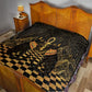 Egyptian Goddess Bastet Quilt Ancient Mythology Sacred Black Cat