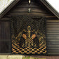 Egyptian Goddess Bastet Quilt Ancient Mythology Sacred Black Cat