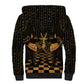Egyptian Goddess Bastet Sherpa Hoodie Ancient Mythology Sacred Black Cat