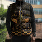 Egyptian Goddess Bastet Sleeveless Puffer Jacket Ancient Mythology Sacred Black Cat
