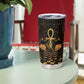 Egyptian Goddess Bastet Tumbler Cup Ancient Mythology Sacred Black Cat