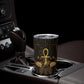Egyptian Goddess Bastet Tumbler Cup Ancient Mythology Sacred Black Cat
