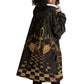 Egyptian Goddess Bastet Wearable Blanket Hoodie Ancient Mythology Sacred Black Cat