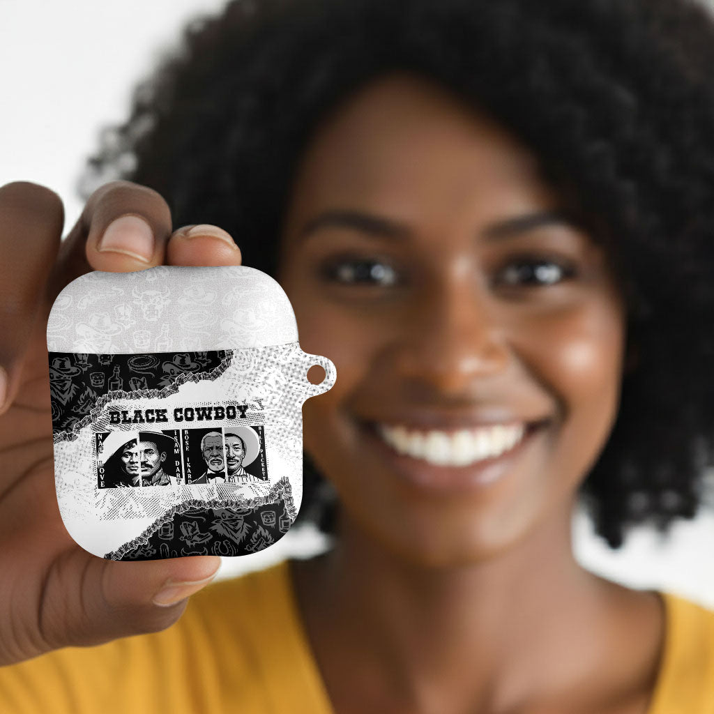 Black Cowboy AirPods Case African American Black History Unique Style