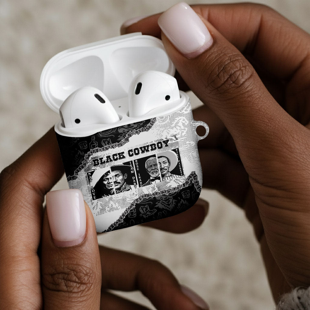 Black Cowboy AirPods Case African American Black History Unique Style