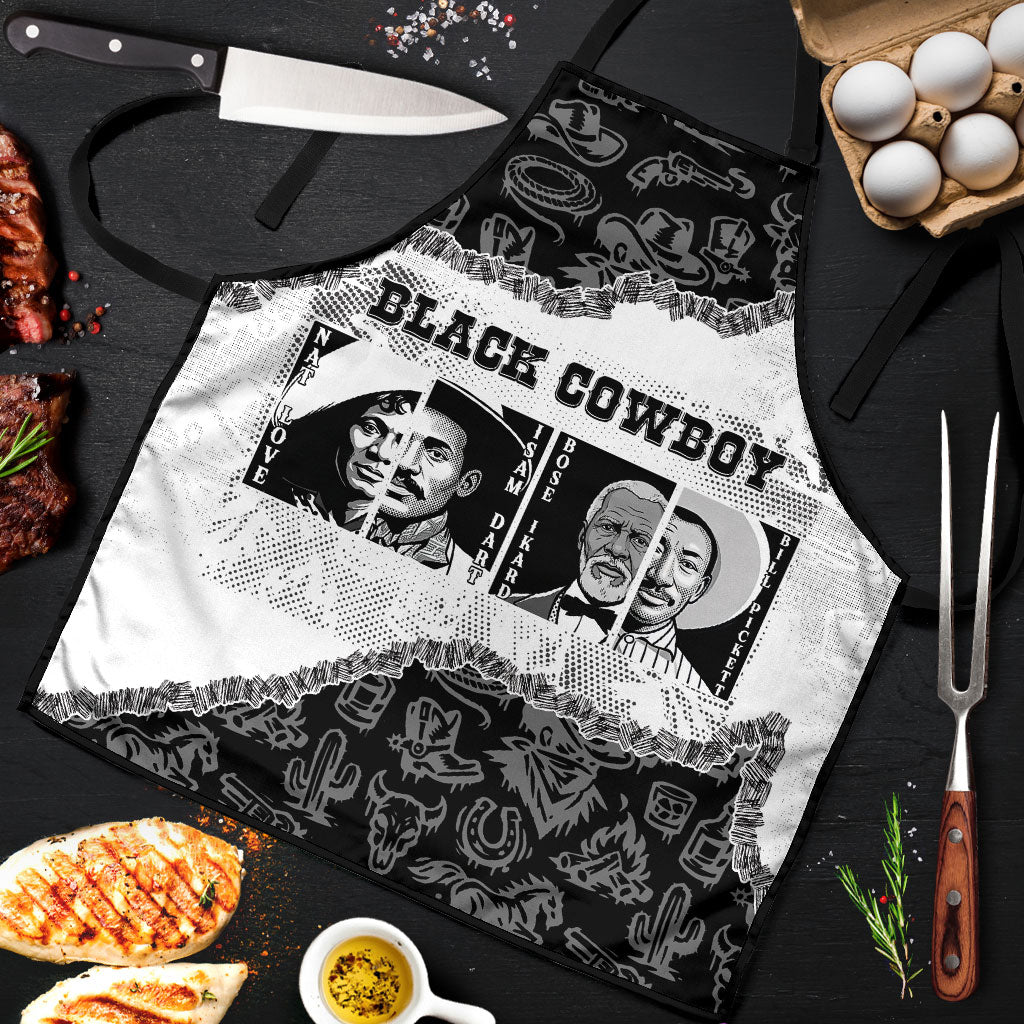 Black Cowboy Apron African American Black History Unique Style