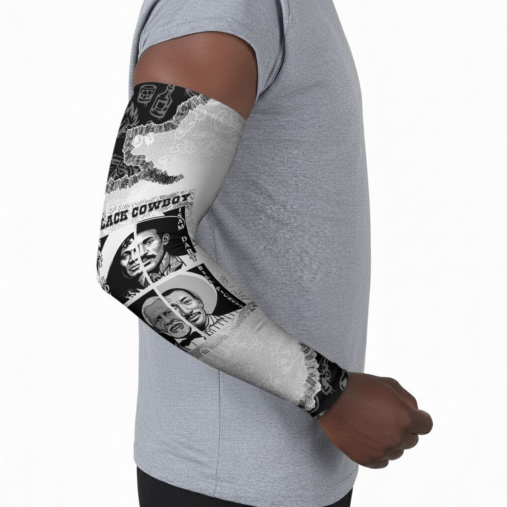 Black Cowboy Arm Sleeves African American Black History Unique Style
