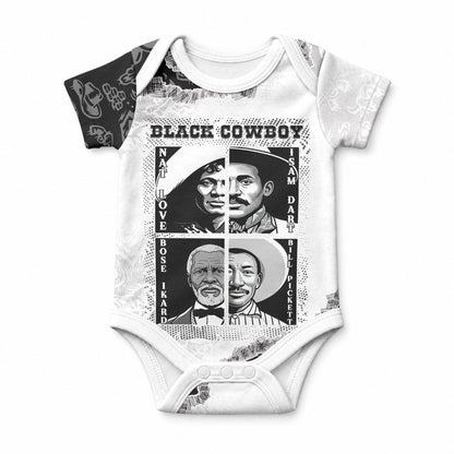 Black Cowboy Baby Onesie African American Black History Unique Style