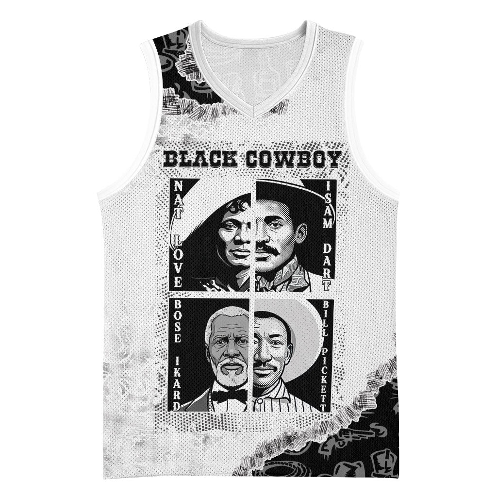 Black Cowboy Basketball Jersey African American Black History Unique Style