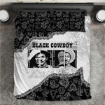 Black Cowboy Bedding Set African American Black History Unique Style